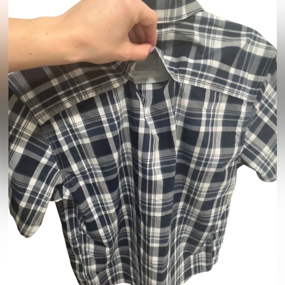 Wrangler Mesh Vent Short Sleeve Button Down Shirt M - Picture 4 of 6